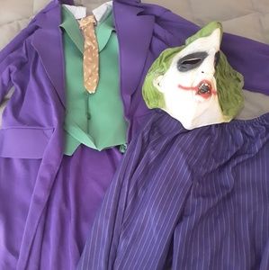 Boys Batman Dark Knight Joker Halloween Costume
